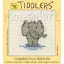 Tiddlers Mini Cross Stitch Kit - Elephant